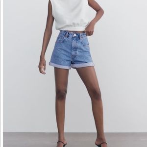 Zara High Rise Shorts